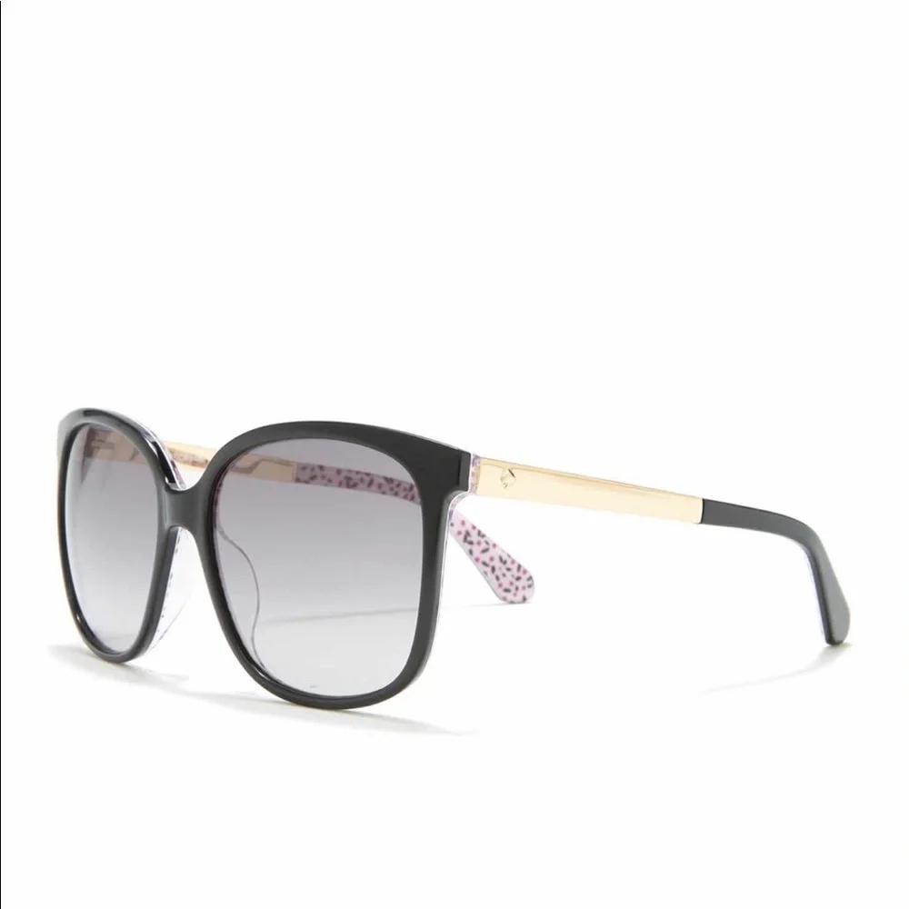 Kate Spade Mackenzee Black Pattern Red Sunglasses - Picture 10 of 10